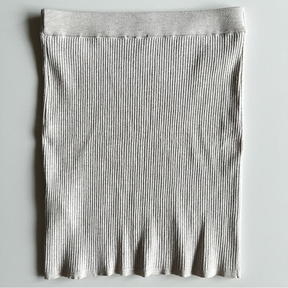 Aritzia Wilfred NWOT reso skirt in heather oatmeal - Picture 6 of 7